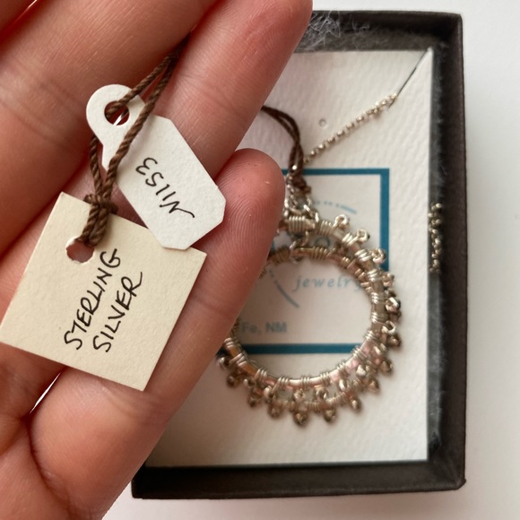 Gira Sole Sterling Silver Necklace - Picture 6 of 7